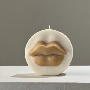 Vela Artesanal Decorativa Fueguito Lips