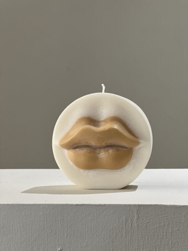 Vela Artesanal Decorativa Fueguito Lips
