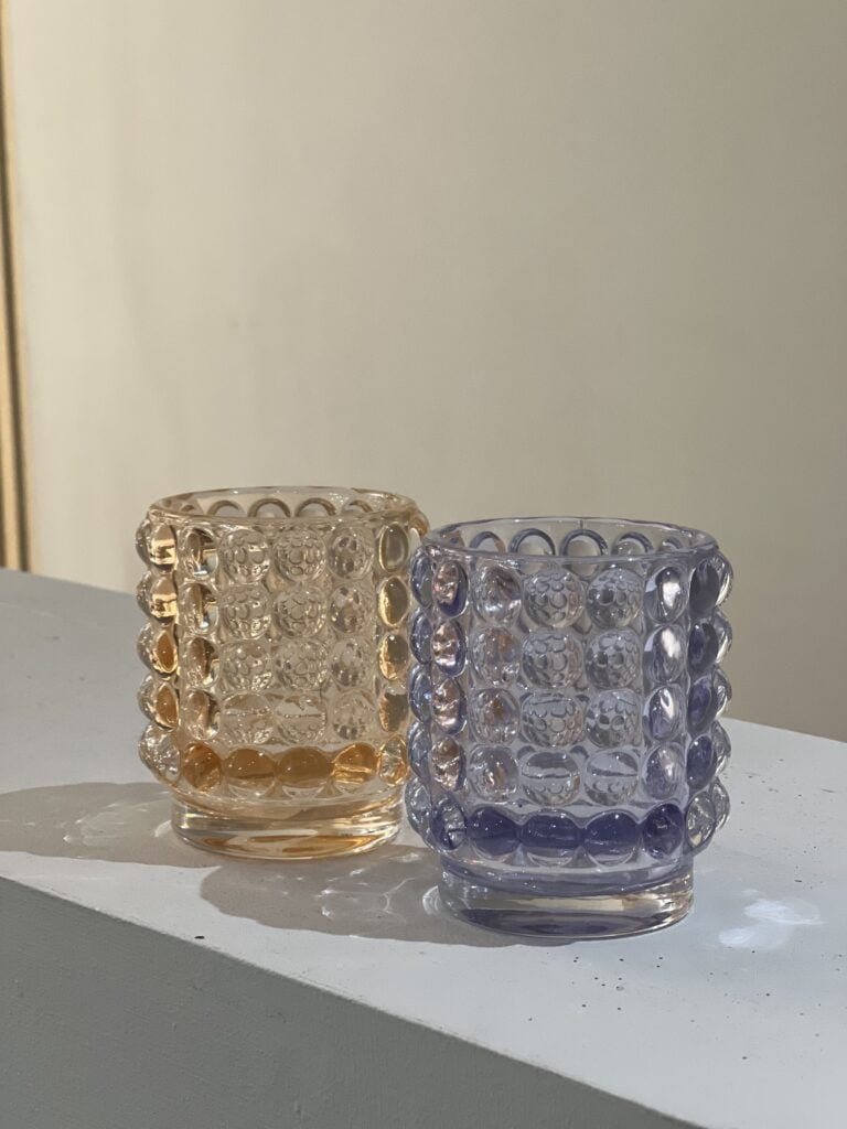 Portavela de Cristal para casa burbuja 2 colores